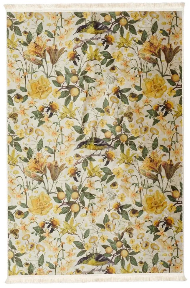 Essenza Lisa M vloerkleed met bloemenprint 180 x 240 cm