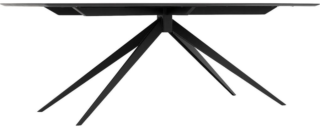 Goossens Excellent Eettafel Uniek, Semi rechthoekig 220 x 100 cm