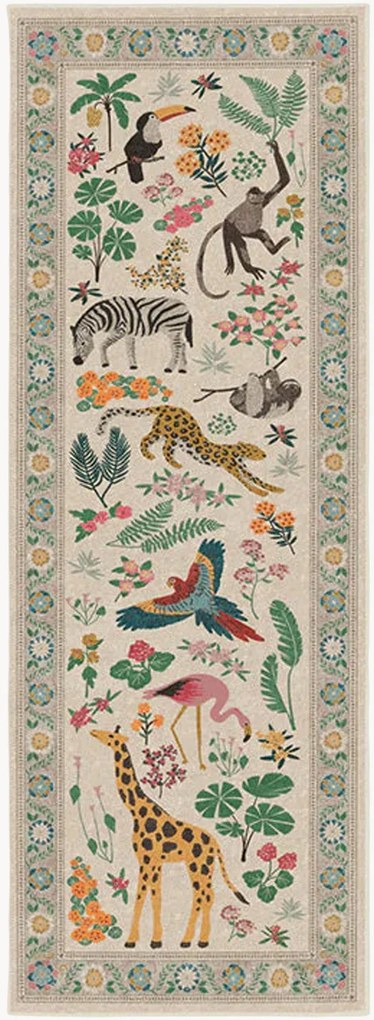 Wasbare laagpolige loper Jingle By Iris Apfel