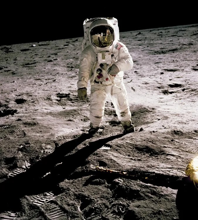 Foto Buzz' Aldrin, Apollo 11, 20 July 1969