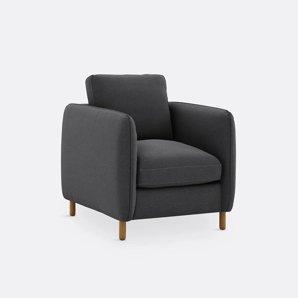 Fauteuil mêlee polyester, Loméo