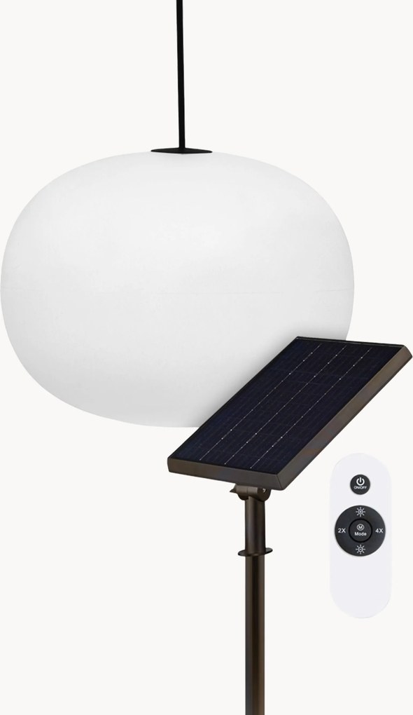 Dimbare solar LED-hanglamp Glowing Elegance met timerfunctie