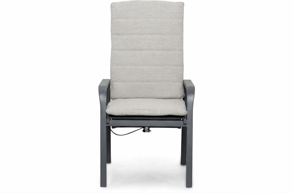 Tuinset 2 personen 909 cm Aluminium Grijs Lifestyle Garden Furniture Vivaro/Creta
