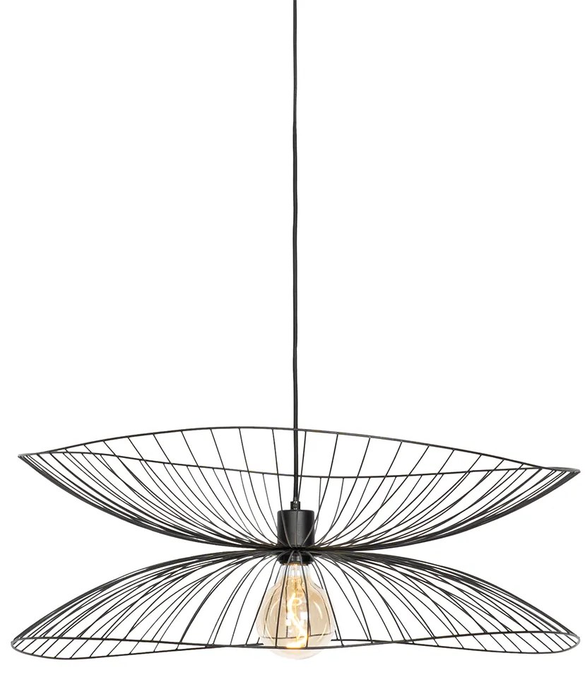 Design hanglamp zwart 66cm - Pua Design E27 rond Binnenverlichting Lamp