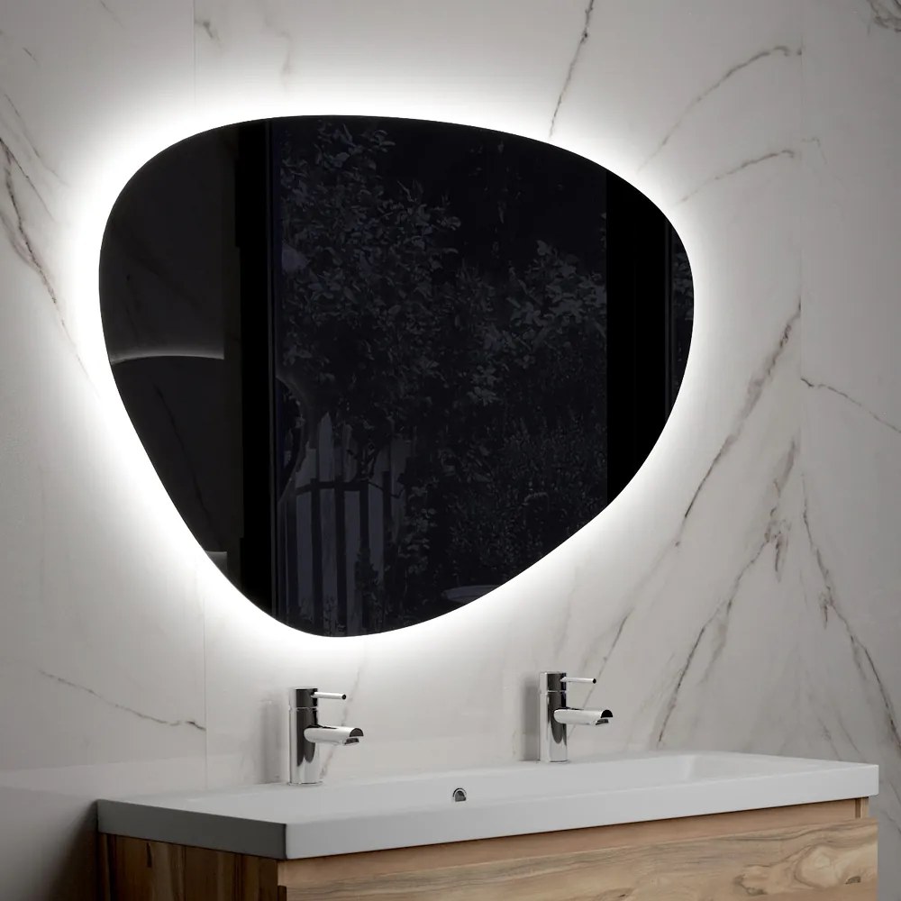 Sanituba Organic spiegel met LED verlichting 120x80cm