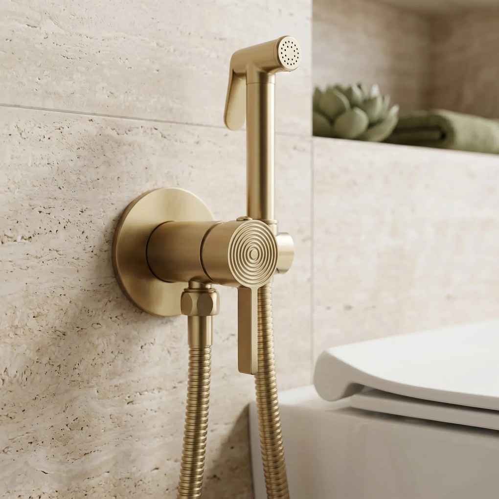 Bidetkraan Rea Foster Brush Gold