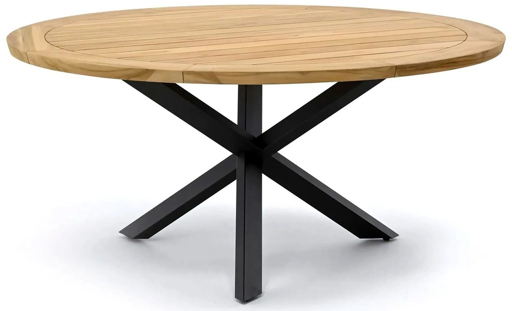 Dining Tuintafel rond 160 cm Grijs Prado