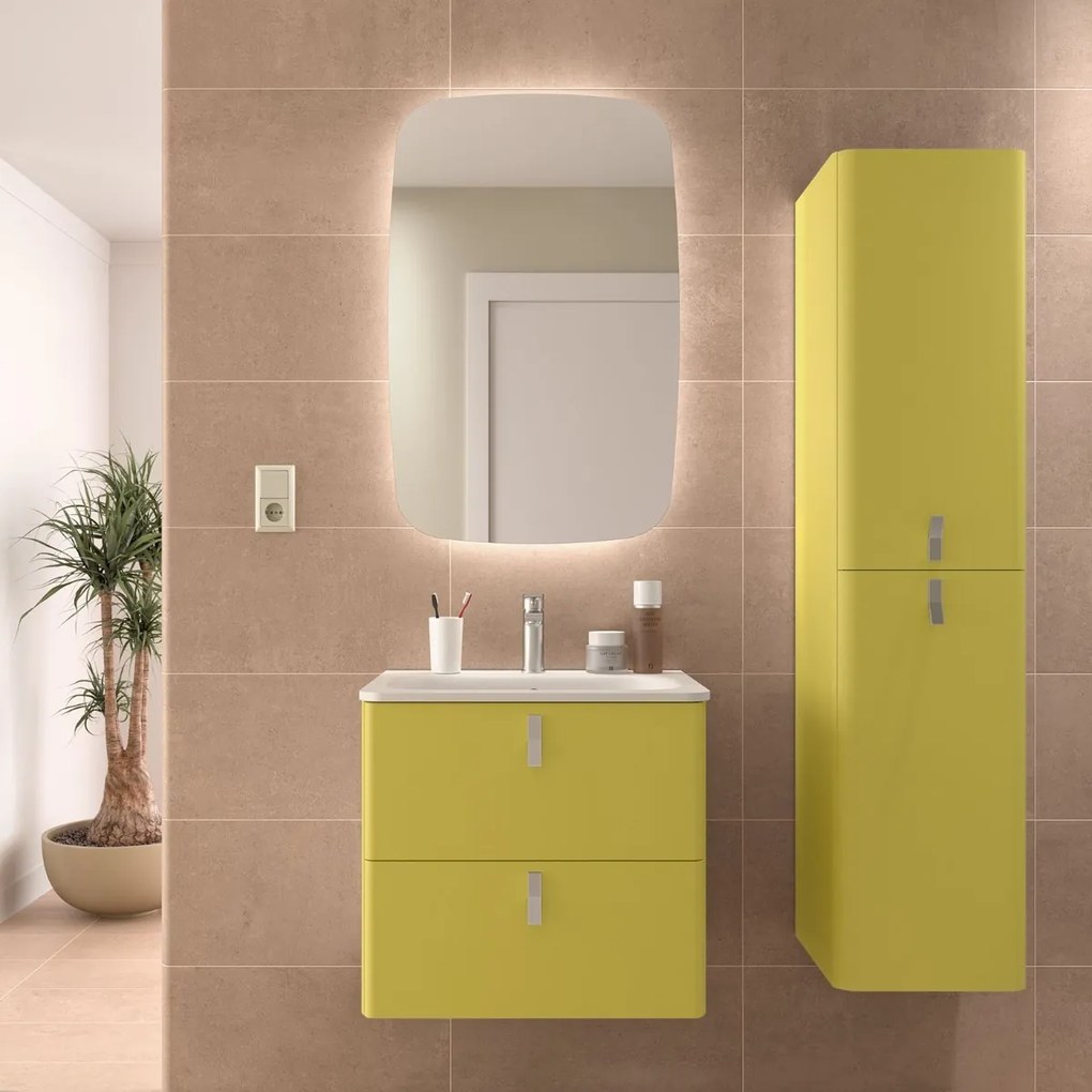 Muebles Unique badmeubel 60cm verde met chromen grepen