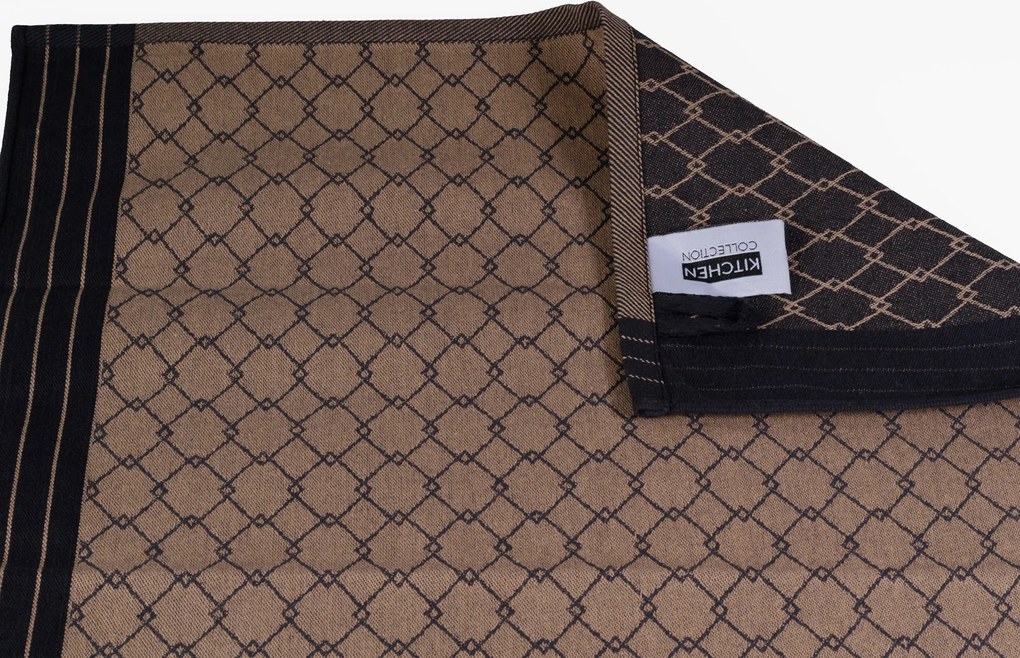 Theedoek deluxe – 6 stuks – 50×70 – beige