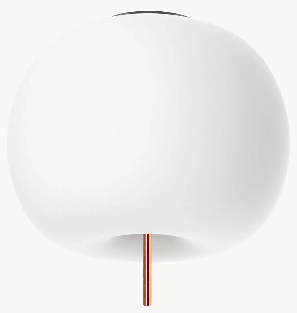Dimbare plafondlamp Kushi, mondgeblazen