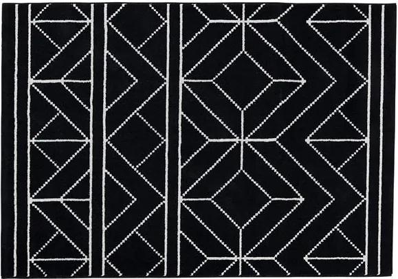 METRIO Tapijt zwart B 140 x L 200 cm