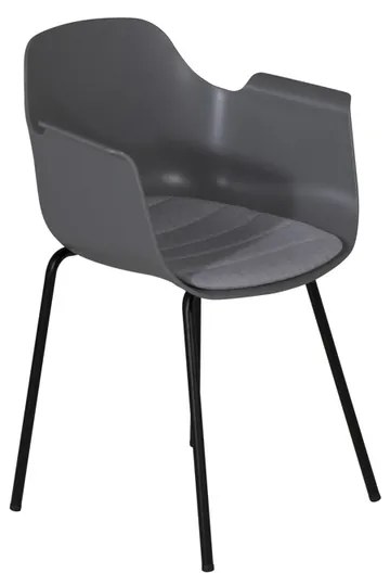 Jörn Eetkamerstoel - Malin - Donkergrijs - Kunststof - Jörn
