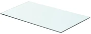 vidaXL Wandschap transparant 60x30 cm glas