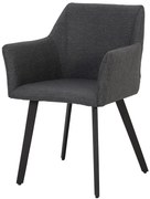 Showroommodel Sarego dining tuinstoel outdoor textileen antraciet ( set van 4)