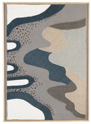 Zuiver Coastal Stoffen Schilderij Blauw