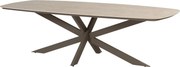 Nevada low dining tuintafel 250x105xH69 cm deens ovaal keramiek terre 4 Seasons Outdoor