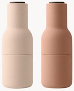 Zout- en pepermolen Bottle Grinder met walnootdeksel, 2-delig