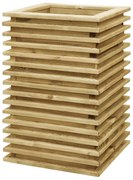 vidaXL Plantenbak verhoogd 50x50x80 cm geïmpregneerd grenenhout