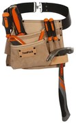 Toolpack Gereedschapsriem professioneel enkele buidel Elite beige