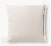 Linnen kussenhoes Luana met franjes