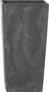 Prosperplast Urbi Square Hoge Plantenbak - Beton Effect Antraciet - 61 cm hoog