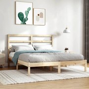 vidaXL Bedframe massief hout 135x190 cm 4FT6 Double