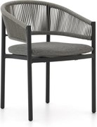 + 10% kassakorting | Dining tuinstoel | Bellagio Panaro | Aluminium | Grijs | Stapelbaar | Kees Smit Tuinmeubelen