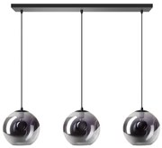 ETH Orb Hanglamp Met Glazen Bollen Rookglas