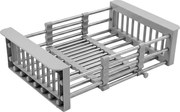 Telescopisch afdruiprek voor gootsteen REA P14487A Grey