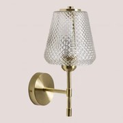 Taylor Wandlamp Van Ijzer En Glas Goud - Sklum