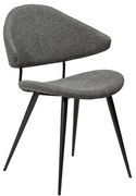 Dan-Form Napoleon Design Eetkamerstoel Grijs Boucle