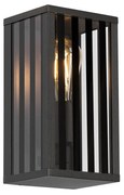 Moderne buiten wandlamp zwart 26 cm IP44 - Dijon