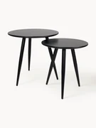 Ronde bijzettafel Colette, 2-delig