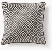 Fluwelen kussenhoes Solenne met chenille-borduurwerk