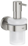 GROHE Essentials zeepdispenser met houder supersteel 40448DC1