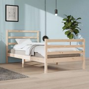 vidaXL Bedframe massief grenenhout 100x200 cm