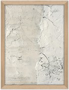 Handgeschilderd Ingelijst canvas White Surface