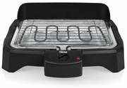 Tristar Tafelbarbecue elektrisch 2000 W 34,5x23 cm zwart