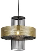 Design Hanglamp Goud Zwart - Hal, Eettafel, Slaapkamer – Modern, Exclusief