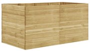 vidaXL Plantenbak verhoogd 200x100x97 cm geïmpregneerd grenenhout