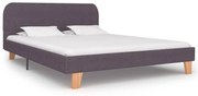 vidaXL Bedframe stof taupe 140x200 cm