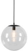 Smart hanglamp transparant 35 cm incl. WiFi A60 - Pallon Modern E27 Binnenverlichting Lamp