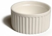 Souffléschaaltje/ ramekin, porselein, Ø 9 cm
