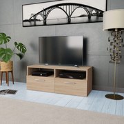 vidaXL Tv-meubel 95x35x36 cm spaanplaat eikenkleurig