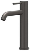 IVY Concord Wastafelmengkraan - opbouw - middelhoog - coldstart - RVS316 - geborsteld carbon black PVD 6100404