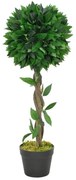 vidaXL Kunstplant met pot laurierboom 70 cm groen