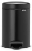 Brabantia NewIcon Pedaalemmer - 3 liter - kunststof binnenemmer - matt black 113321