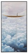 Kare Design Cloud Boat Schilderij Wolken En Boot
