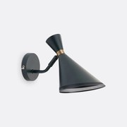 Richtbare wandlamp in smeedijzer, Farria