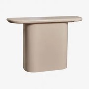 Istanbul Mdf Halfronde Console 120x35 Cm Moka Bruin - Sklum